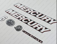Mercury 6HP Four Stroke Outboard Decal Kit